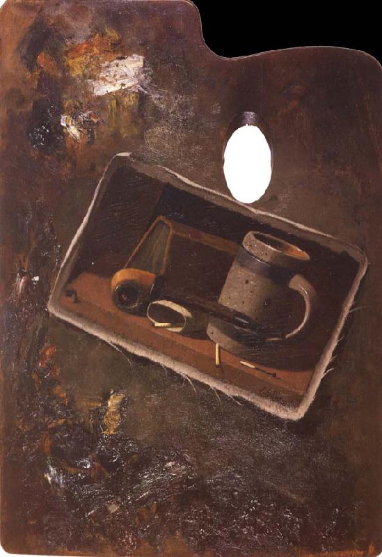 John Frederick Peto Stilleben aufeiner Palette oil painting picture